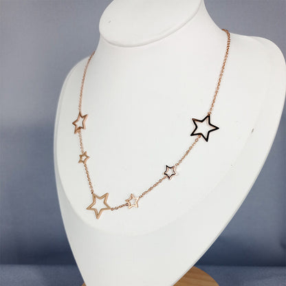 Stars Shaped Golden/Silver necklace for women