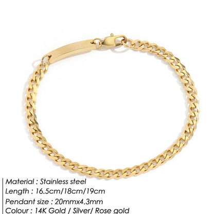 Gold-plated Stainless Steel Bracelet Fashion