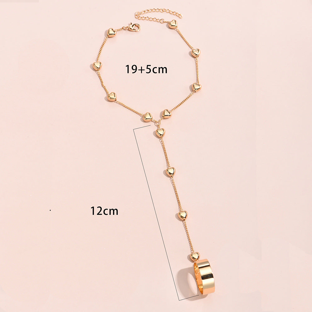 Elegant New Retro Linked Finger Chain Bracelet