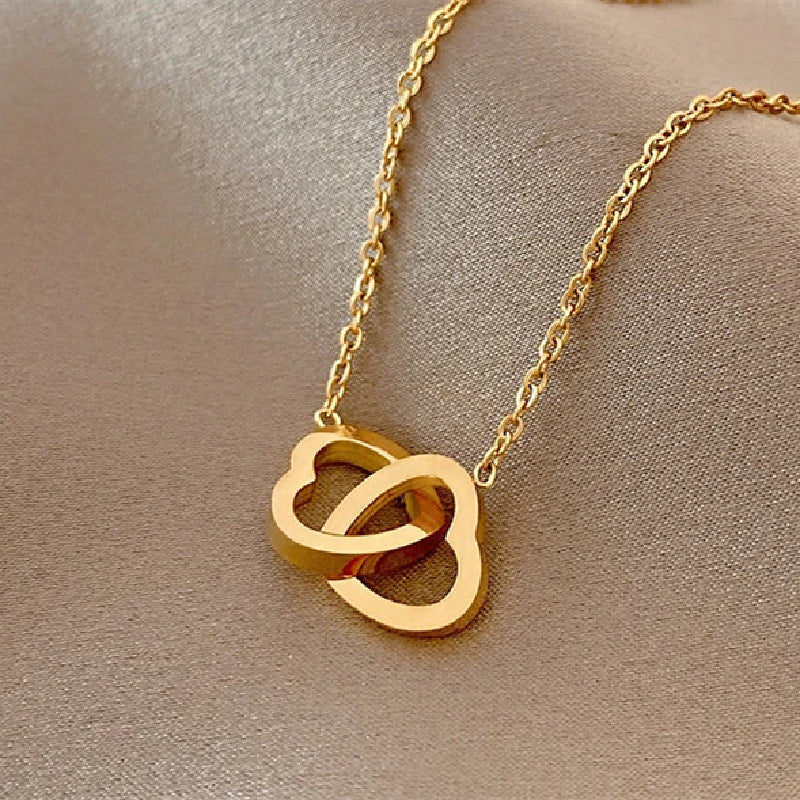 Mesmorizing 18K Gold-Plated Stainless Steel Necklace Collection