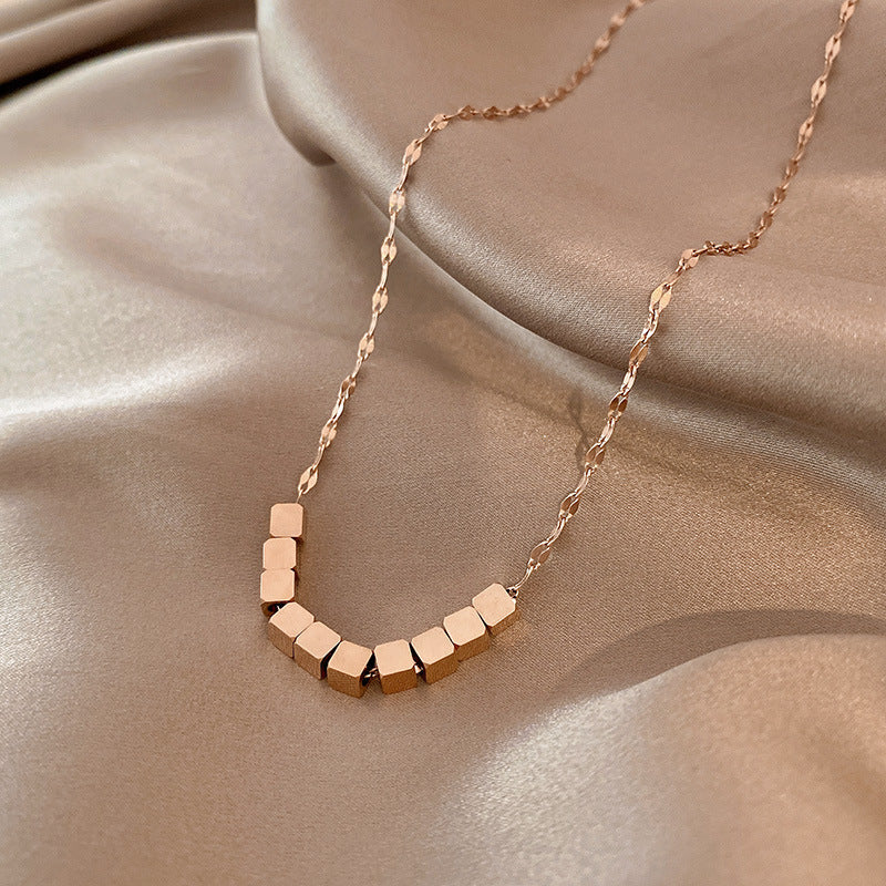 Mesmorizing 18K Gold-Plated Stainless Steel Necklace Collection