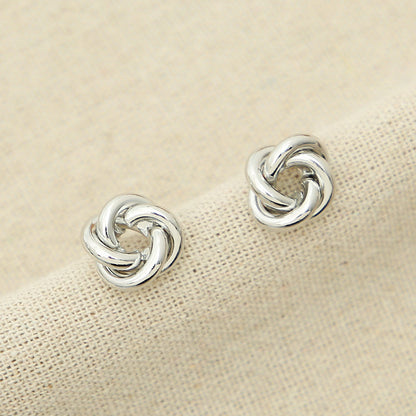 Flower shaped Twisted Hollow Earrings