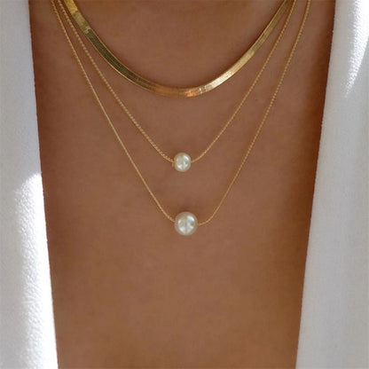 Beautiful Multi-layer 18K Gold-Plated Necklaces